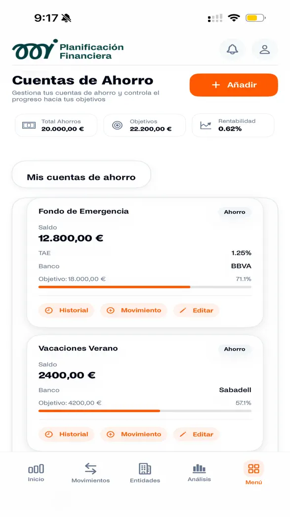 mPF — Ahorro